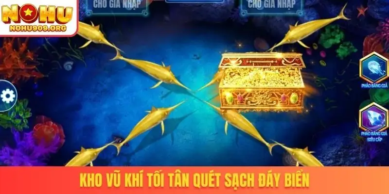 Kho vũ khí tối tân quét sạch đáy biển