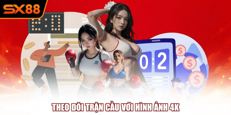 Theo dõi trận cầu với hình ảnh 4K